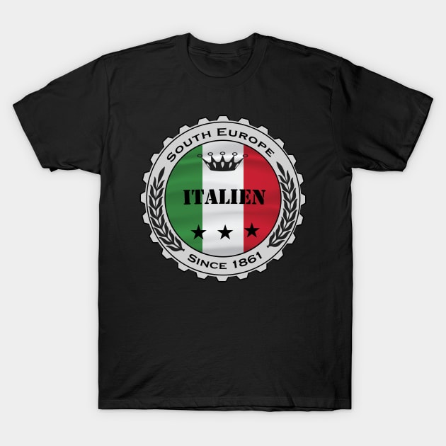 Bierdeckel Flagge Italien Italy T-Shirt by JG0815Designs